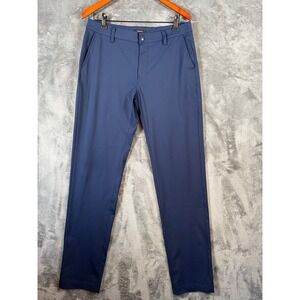Quince Golf Pants Mens 32x34 Blue Pro Tech Performance Stretch Casual